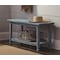 Alaterre Furniture Country Cottage Bench, Blue Antique Finish ACCA03BA - alternate 4